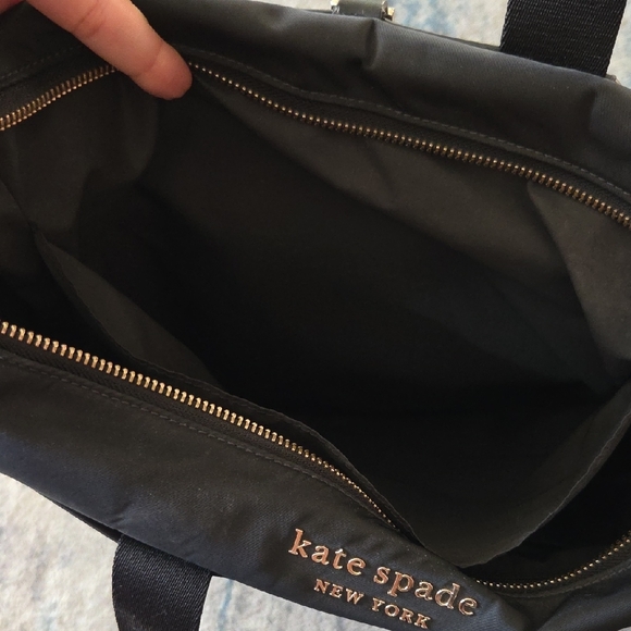 Kate Spade Sleek Black Convertible Backpack Tote - Picture 4 of 7